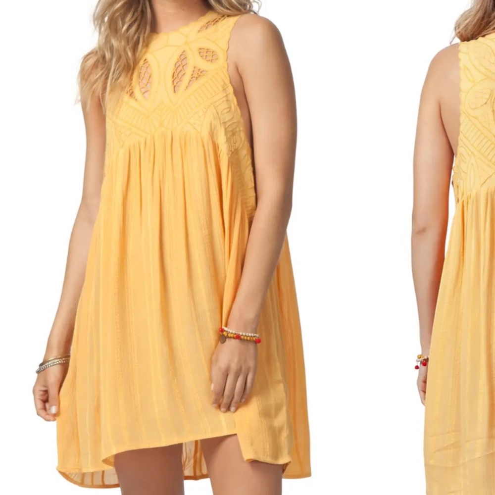 Rip Curl Yellow Mini Dress